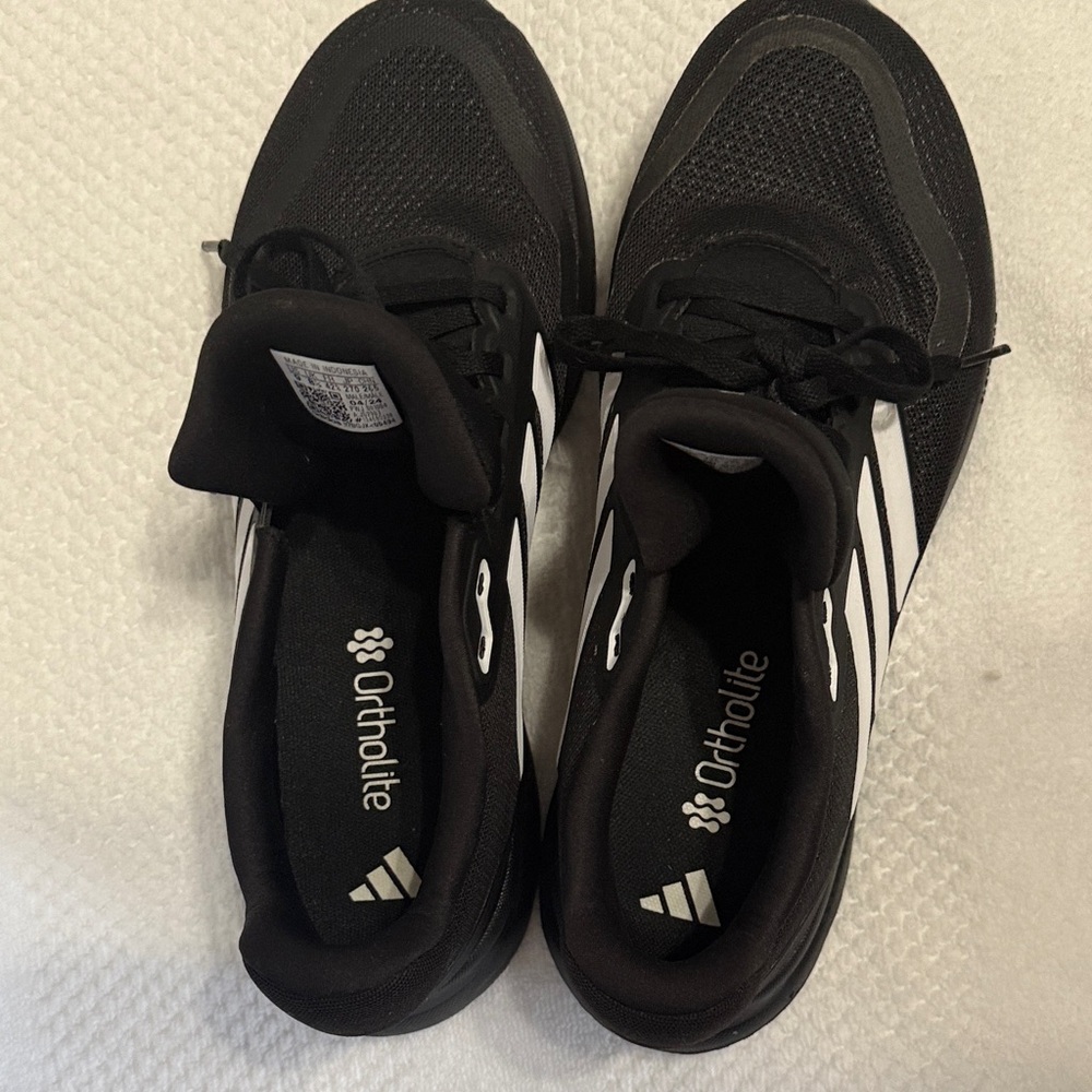 Adidas Men's Black and White Athletic Sneakers - Picture 3 of 7